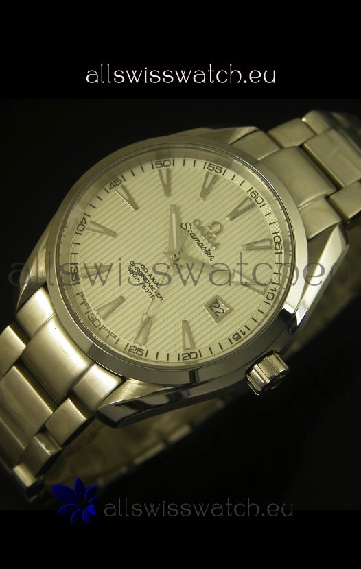 IMG_9086 Omega Seamaster Aqua Terra Co-Axial White Dial 3