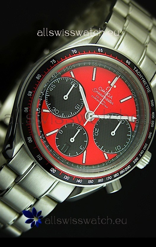 IMG_9086 Omega Speedmaster Racing Edition- Red Dial - 1:1 Mirror 3