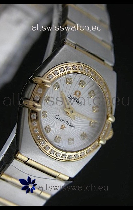 IMG_9086 Omega Constellation Chronometer Lady Two Tone - Real 18K Gold 3