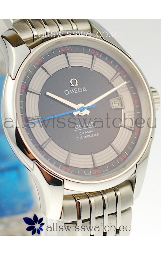 IMG_9086 Omega Co Axial De Ville Hour Vision Steel in Black Dial 3