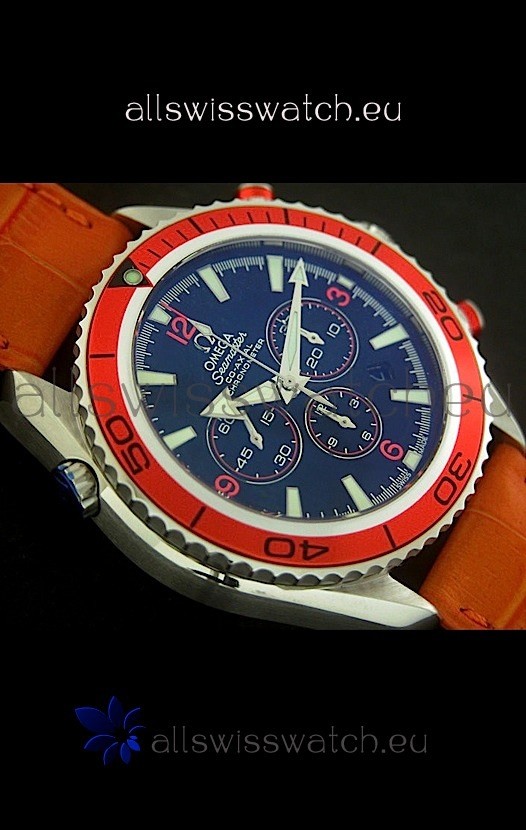 Omega Seamaster CO AXIAL Chronometer in Orange 3