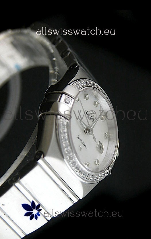 IMG_9086 Omega Constellation Ladies Automatic in White Dial - 1:1 Mirror 3