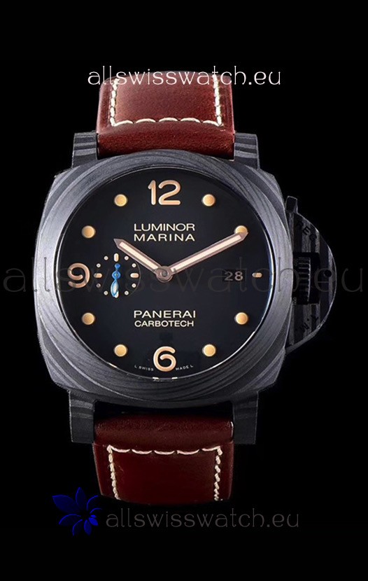 IMG_9086 Panerai Luminor Marina PAM661 Carbotech 1:1 Mirror 2020 Improved Version 3