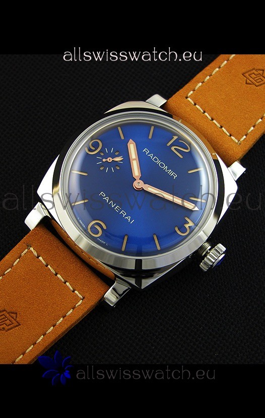 IMG_9086 Panerai Radiomir PAM690 1940 Steel Blue Dial 1:1 Mirror 3