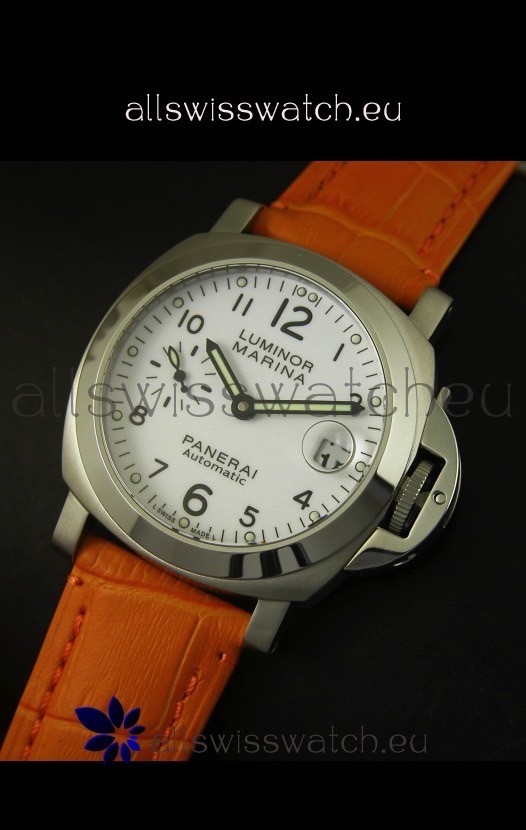 IMG_9086 Panerai Luminor Marina PAM49 40MM - Orange Strap 3