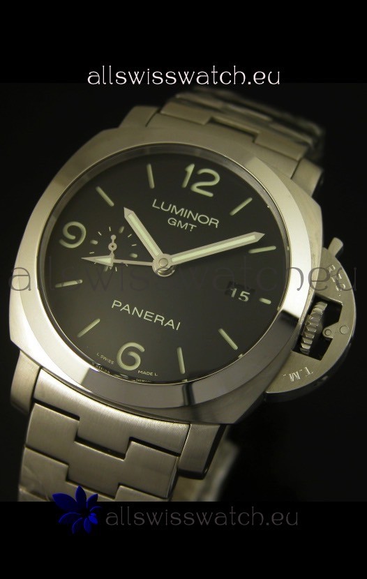 IMG_9086 Panerai Luminor GMT PAM320 P.9001 Movement - 1:1 Ultimate Mirror 3
