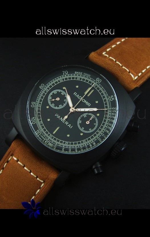 IMG_9086 Panerai Radiomir 1940 Chronograph in PVD Coating 3