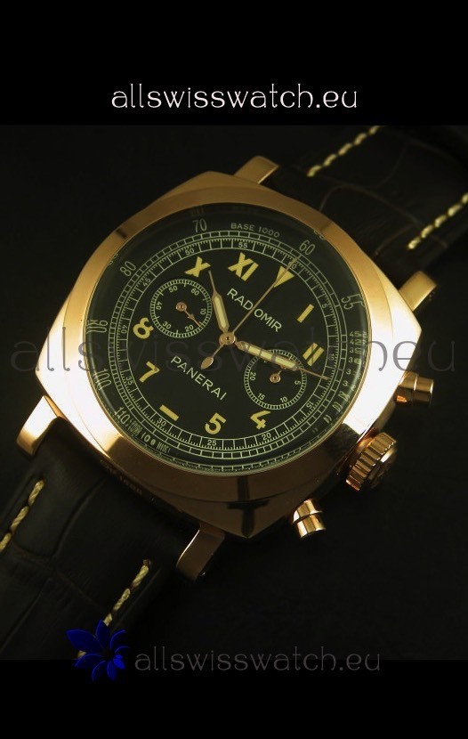 IMG_9086 Panerai Radiomir PAM519 1940 Chronograph Rose Gold 3