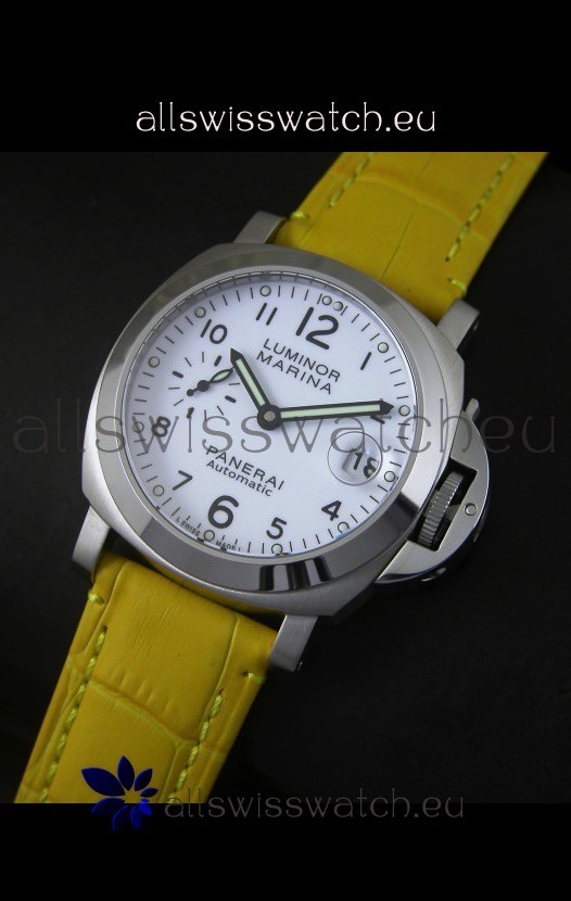 IMG_9086 Panerai Luminor Marina PAM49 40MM - Yellow Strap 3