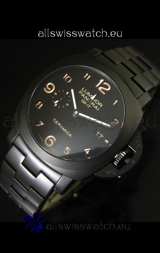 IMG_9086 Panerai Luminor GMT PAM441 Ceramica - DLC Coated Edition 3