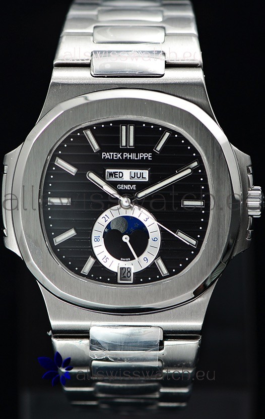 IMG_9086 Patek Philippe Nautilus 5726A 1:1 Mirror Black Dial 3
