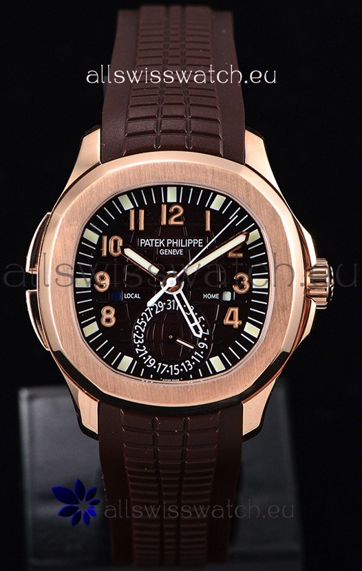 IMG_9086 Patek Philippe Aquanaut 5164R 1:1 Mirror Brown Dial 3