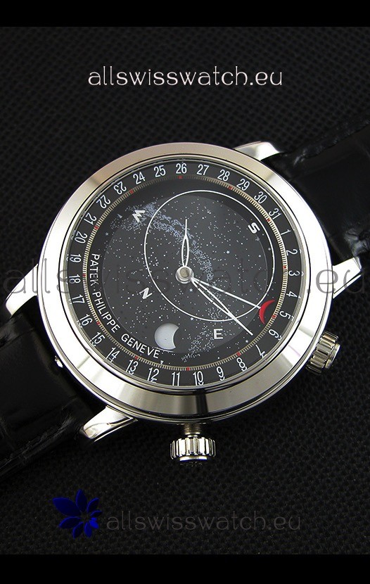 IMG_9086 Patek Philippe Grand Complication 6102P Celestial Moon Age Grey Dial 3