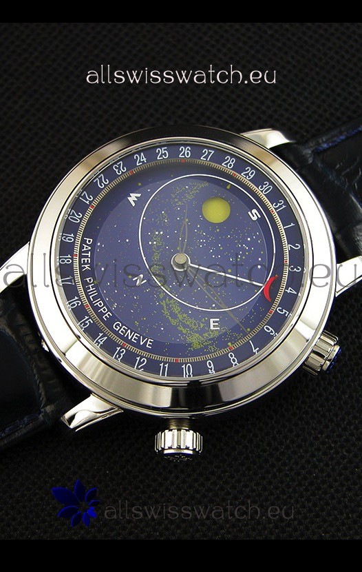 IMG_9086 Patek Philippe Grand Complication 6102P Celestial Moon Age Blue Dial 3