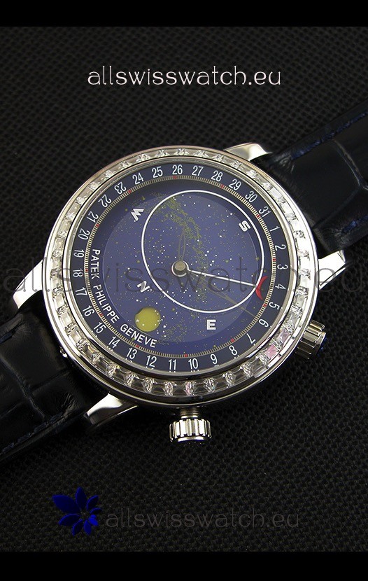 IMG_9086 Patek Philippe Grand Complication 6102P Celestial Moon Age Blue Dial 3