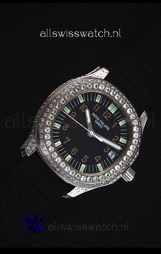 Patek Philippe Aquanautwith Diamonds Encrusted Casing 3