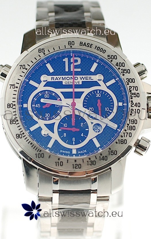 IMG_9086 Raymond Weil Nabucco Exceptional Architectural Powerin Blue Dial 3