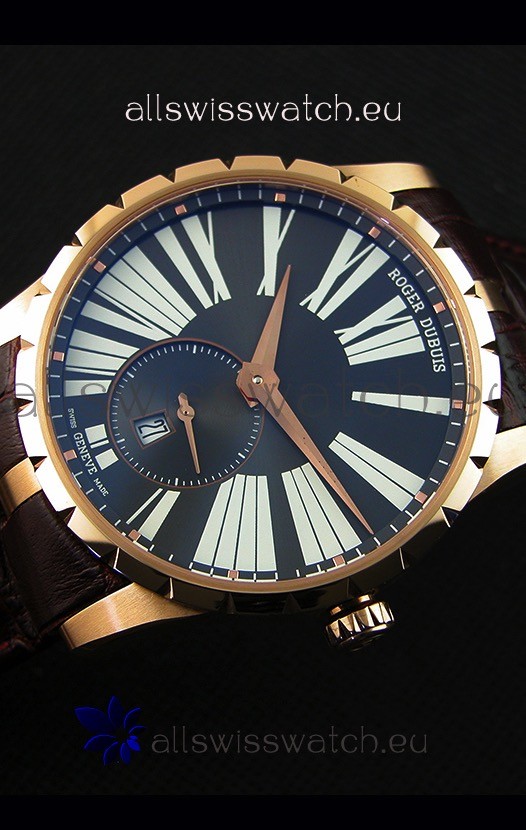 IMG_9086 Roger Dubuis Excalibur RDDBEX0587 Pink Gold Grey Dial 3