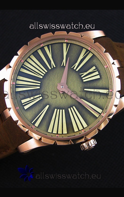 IMG_9086 Roger Dubuis Excalibur Steel Case Green Dial 3