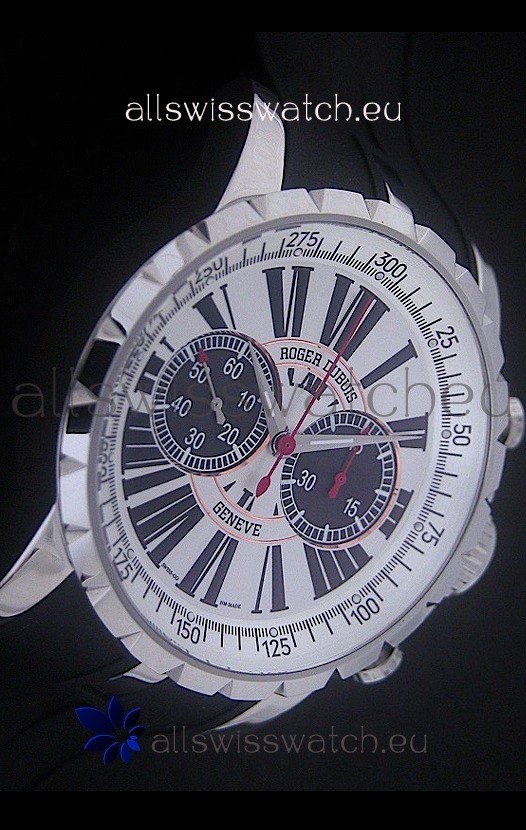 IMG_9086 Roger Dubius Excalibur Chronoexcel in White Dial 3