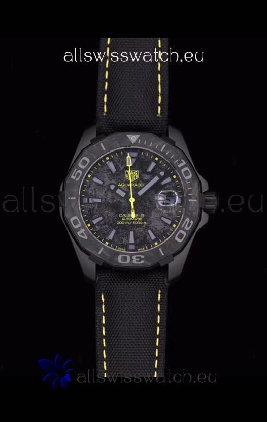 IMG_9086 Tag Heuer Aquaracer Calibre 5 Titanium Carbon 41MM 1:1 Mirror 3
