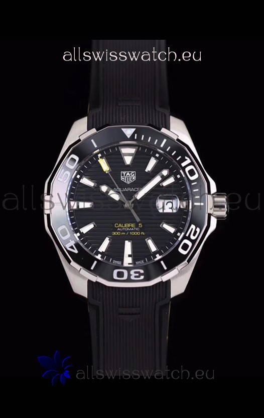 IMG_9086 Tag Heuer Aquaracer Calibre 5 1:1 Mirror Black Dial 3
