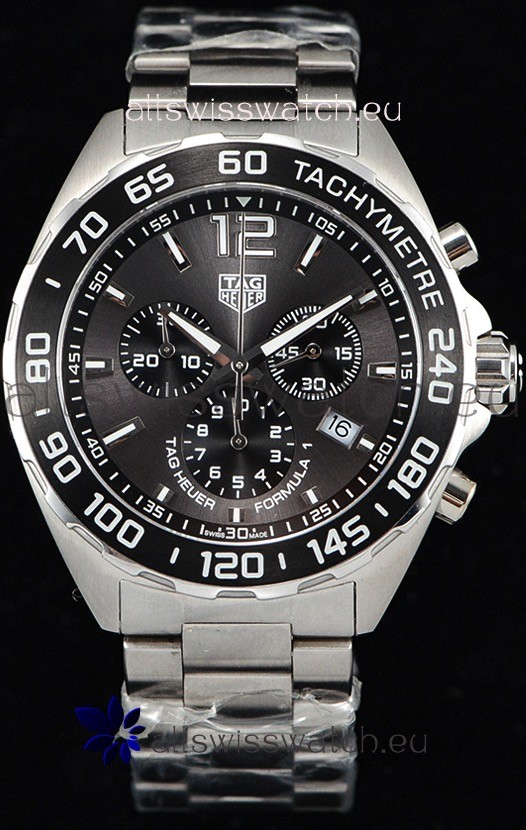 IMG_9086 Tag Heuer Formula 1 Chronograph Quartz Anthracite Dial 3