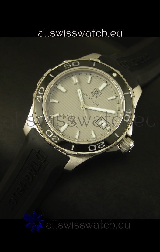 IMG_9086 Tag Heuer Aquaracer Calibre 5 Grey Dial - 1:1 Mirror Edition 3