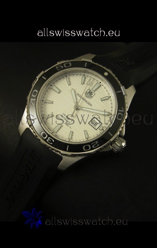 IMG_9086 Tag Heuer Aquaracer Calibre 5 White Dial - 1:1 Mirror Edition 3