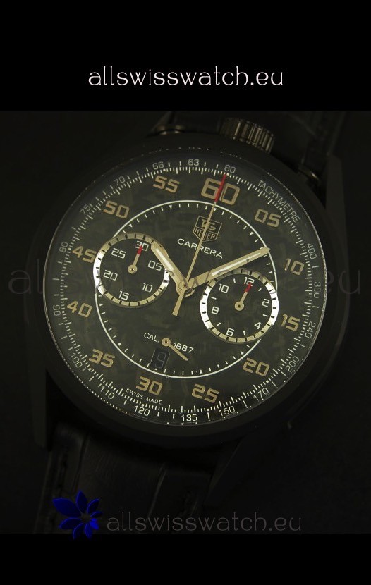 IMG_9086 Tag Heuer Carrera 1887 Jack Heuer Edition - Carbon Dial 3