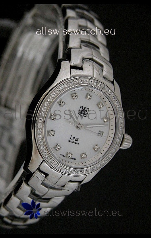 IMG_9086 Tag Heuer Link Ladies in Mother of Pearl White Dial 3