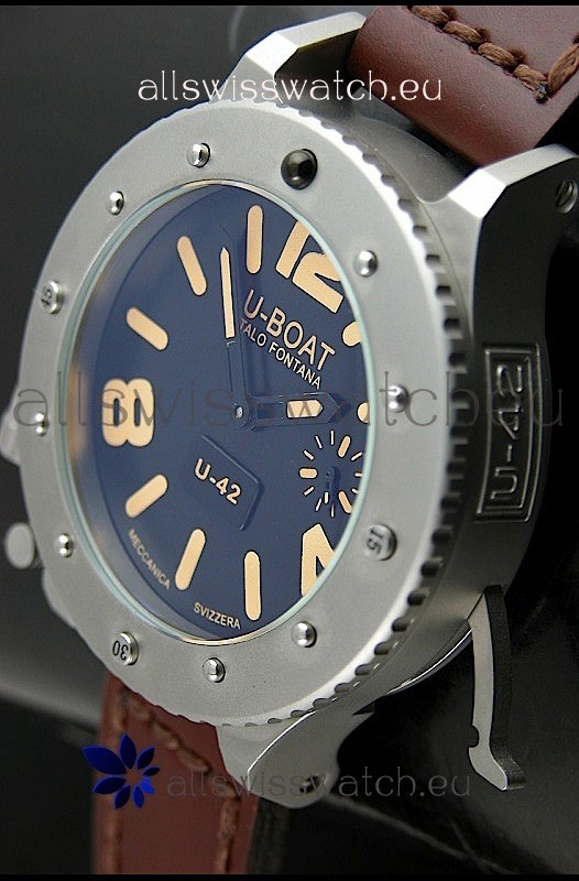 IMG_9086 U Boat U-42 Diver Titanium in Orange Markers 3