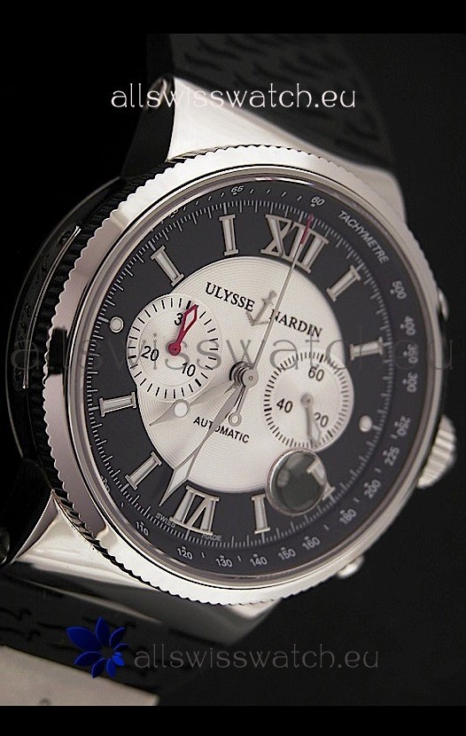 IMG_9086 Ulysse Nardin No.239 Automatic in Black&White Dial 3