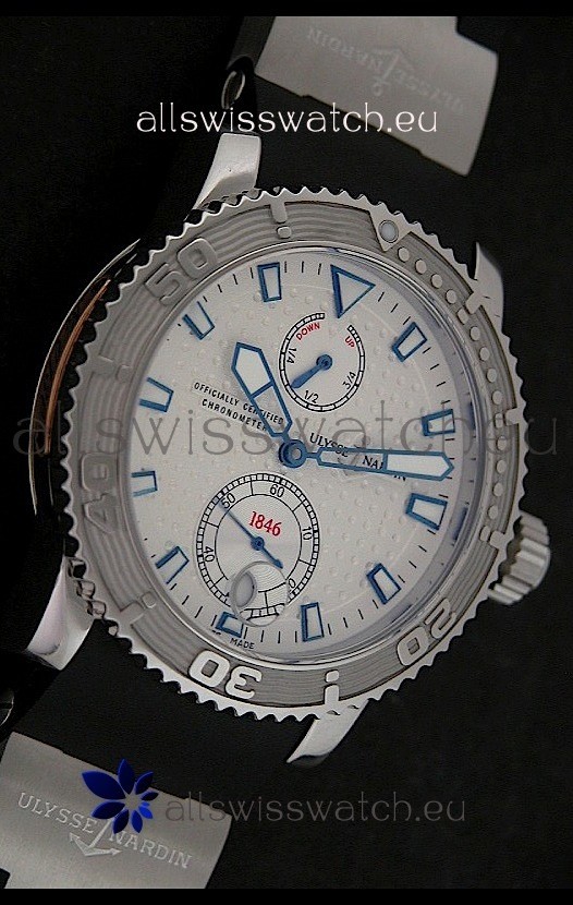 IMG_9086 Ulysse Nardin Maxi Marine Diver in White Dial 3