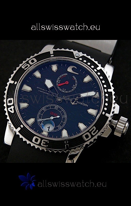 IMG_9086 Ulysse Nardin Maxi Marine Diver in Black Dial 3