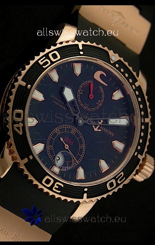 IMG_9086 Ulysse Nardin No.270 in Black Wave Dial 3