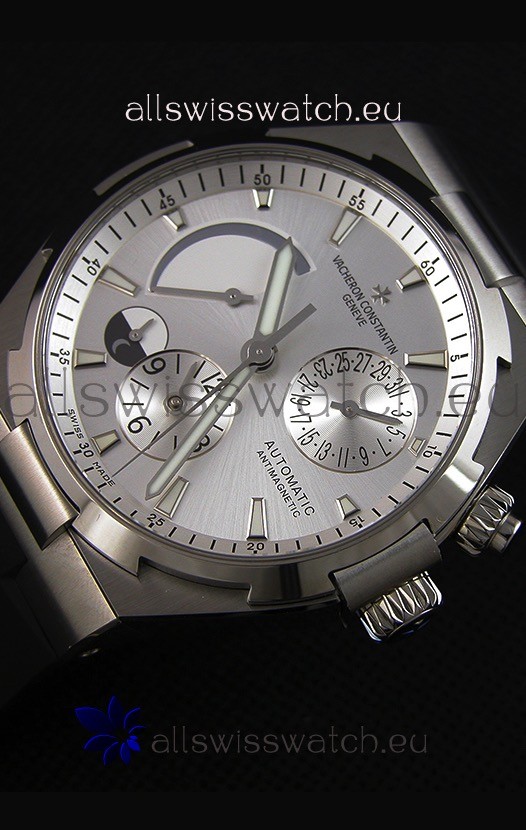 IMG_9086 Vacheron Constantin Overseas Dual Time Steel White Dial 3