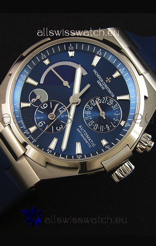IMG_9086 Vacheron Constantin Overseas Dual Time Blue Dial 3