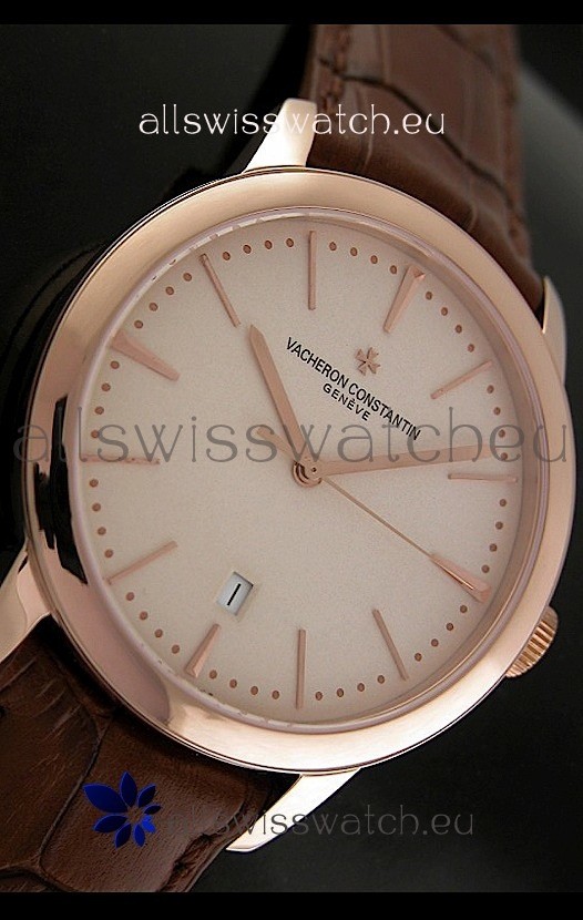 IMG_9086 Vacheron Constantin Geneve Automatic in Rose Gold 3