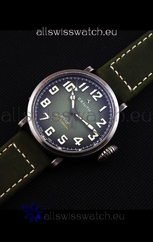 IMG_9086 Zenith Pilot Type 20 Extra Special Green Dial40MM 3