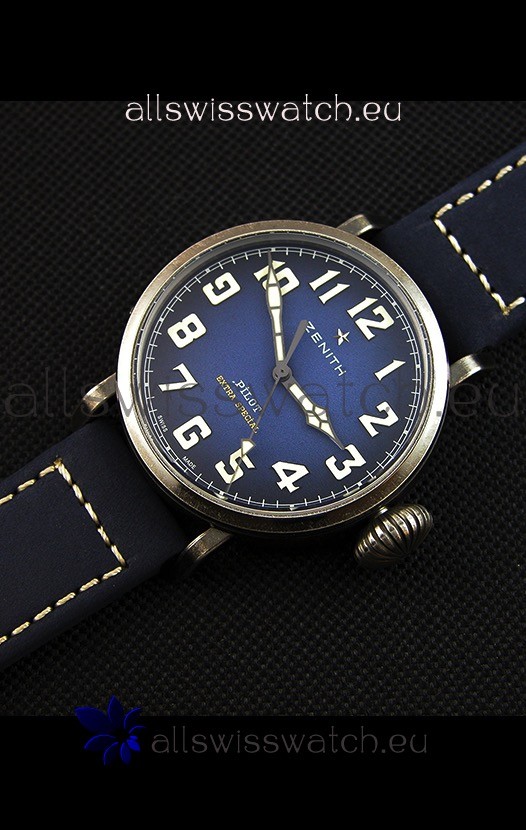 IMG_9086 Zenith Pilot Type 20 Extra Special Blue Dial40MM 3