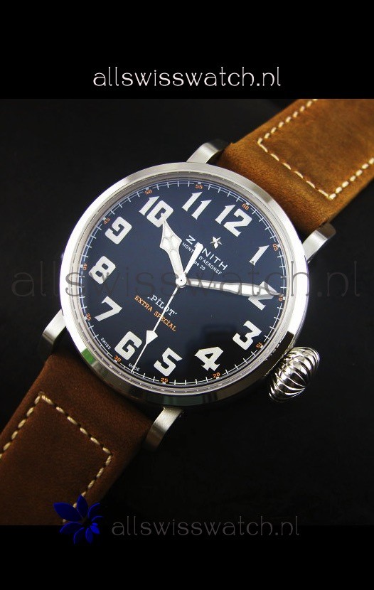 IMG_9086 Zenith Pilot Type 20 Extra Specialin Stainless Steel 3