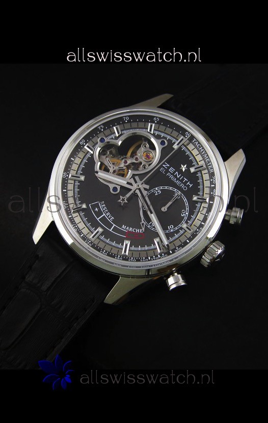 IMG_9086 Zenith El Primero Chronomaster Handwind Power Reserve 42MM Grey Dial 3