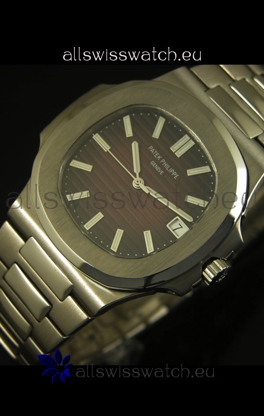 IMG_9086 Patek Philippe Nautilus 5711 Jumbo Burgundy - 1:1 Ultimate Mirror 3