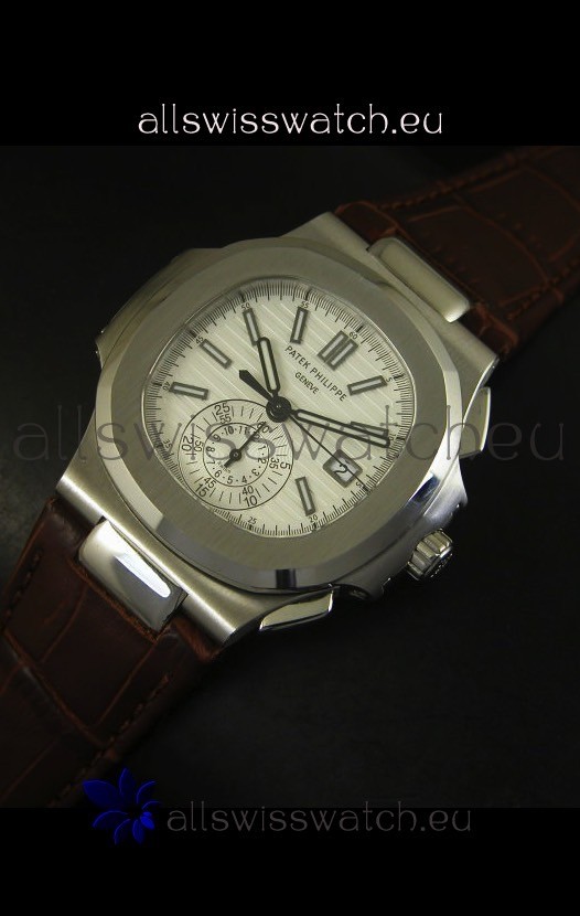IMG_9086 Patek Philippe Nautilus 5980 Brown Strap - 1:1 Ultimate Mirror 3
