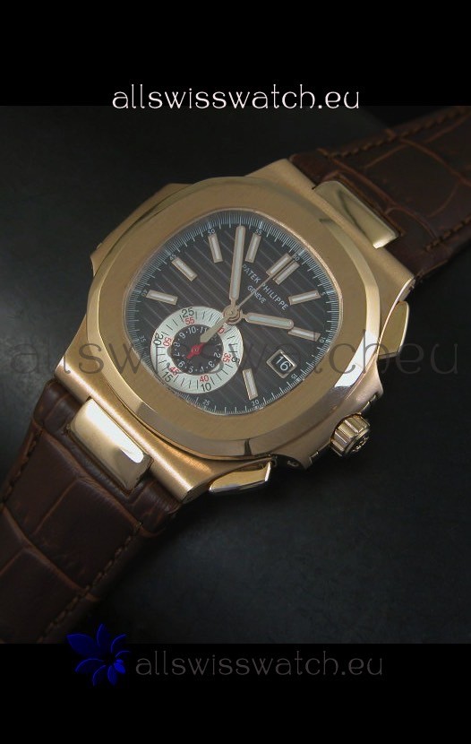 IMG_9086 Patek Philippe Nautilus 5980 Black Dial - 1:1 Ultimate Mirror 3