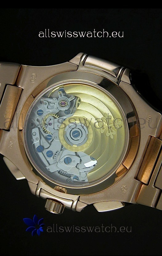 IMG_9086 Patek Philippe Nautilus 5980 Chronograph Pink Gold - 1:1 Mirror 3