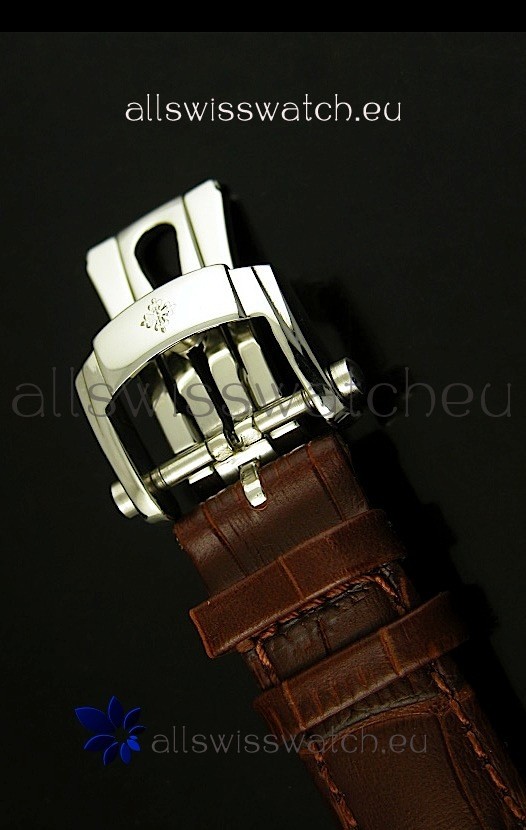 IMG_9086 Patek Philippe Calatrava 5298in Steel Casing - Diamonds Hours 3