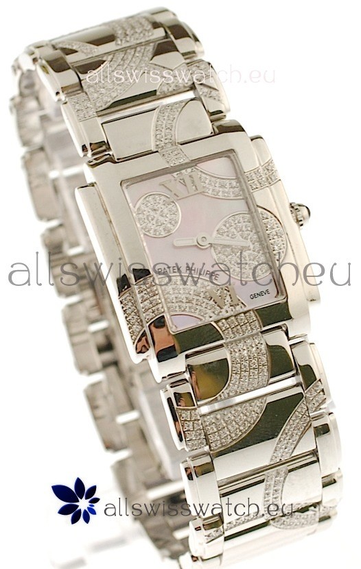 IMG_9086 Patek Philippe Twenty Four Steel in Pink Pearl Dial 3