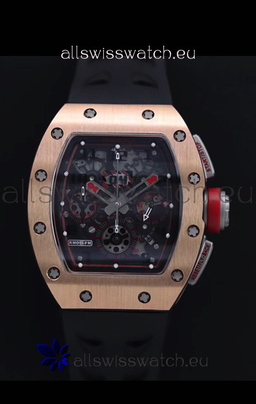 Richard Mille RM011-FM Felipe Massa Rose Gold Casing 3
